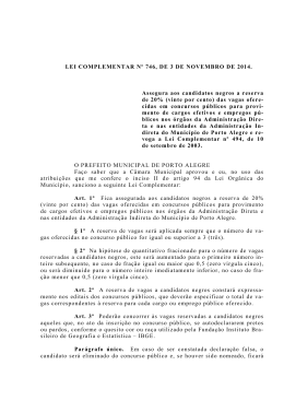 Lei Complementar nº 746, de 3 de novembro de 2014