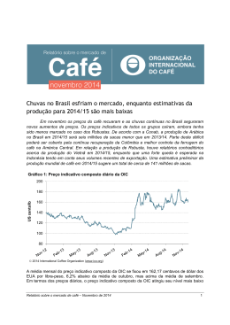 Relatório sobre o mercado de Café Novembro - 2014