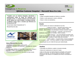 QlikView Customer Snapshot – Mercantil Nova Era Ltda.
