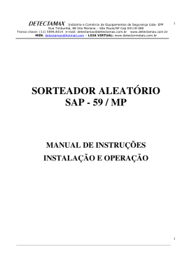 SORTEADOR ALEATÓRIO SAP - 59 / MP
