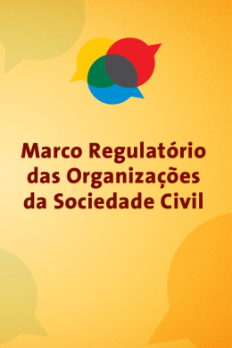 Marco Regulatório das Organizações da Sociedade Civil