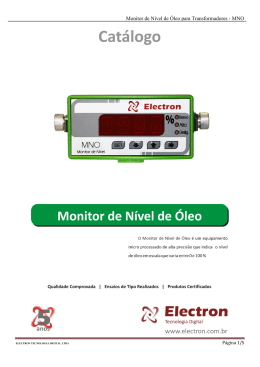 Monitor de Nível de Óleo para Transformadores - MNO