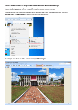 Tutorial – Redimensionando Imagens utilizando o Microsoft