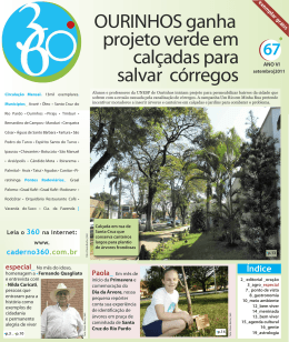 OuRinhOs ganha projeto verde em calçadas para salvar córregos