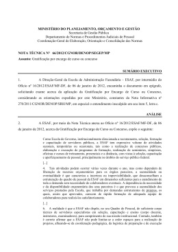 NOTA TÉCNICA 66 - 2012 - Instituto Federal do Tocantins