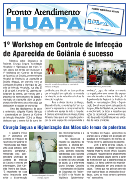 1º Workshop em Controle de Infecção de Aparecida de