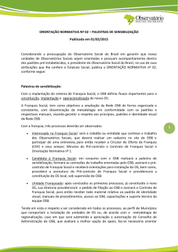 Orientação Normativa nº 02 - Observatório Social do Brasil