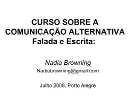 PALESTRA CAA • Nadia Browning - Assistiva Tecnologia e Educação