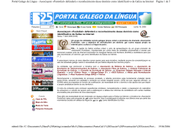 Página 1 de 5 Portal Galego da Língua