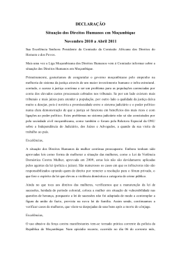 LDH Mozambique Statment Banjul April 2011[1]