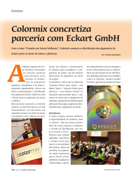 Colormix concretiza parceria com Eckart Gmbh