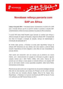 Novabase reforça parceria com SAP em África
