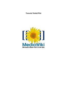 Tutorial para iniciantes da MediaWiki.org