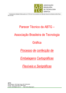 Parecer Técnico da ABTG – Associação Brasileira de