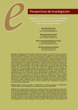 Perspectivas de investigación - VII Encuentro Ibérico EDICIC 2015