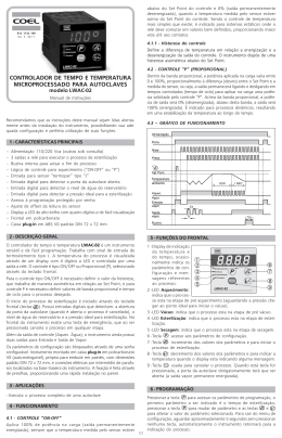 Manual de Instruções LWAC-02