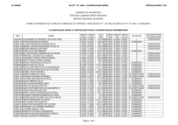 iii comar ea-cft "b" 2009 - classificação geral