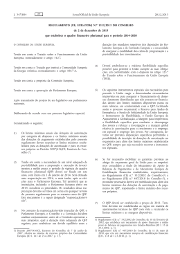 Regulamento (UE, Euratom) n.º 1311/2013 do