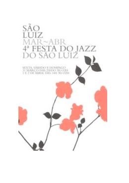 4ªFesta do Jazz do São Luiz