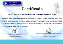 Certificamos que Pedro Henrique Penna de Miranda Lima