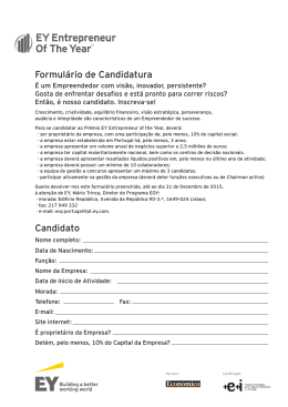 EY - Formulário de Candidatura