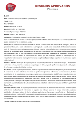 resumos aprovados - Jornada Nacional de Imunizações SBIm 2015