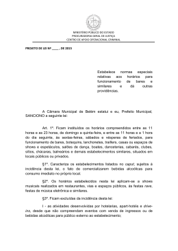 Projeto de Lei - Ministério Público do Estado do Pará