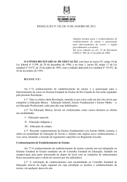Resolução CEEd nº320/2012