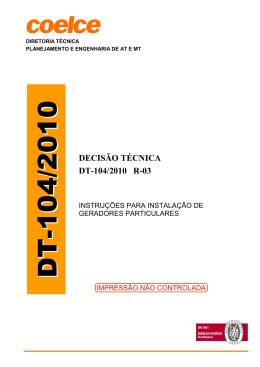 DECISÃO TÉCNICA DT-104/2010 R-03