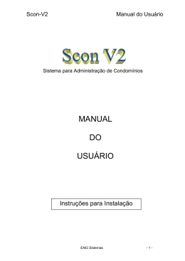 Instrucoes para Instalacao - scon-v2