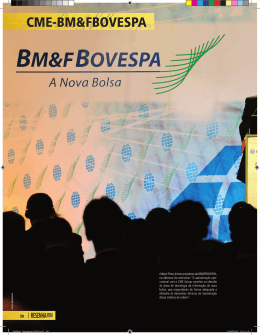 CME-BM&FBOVESPA - Mercado de Ações