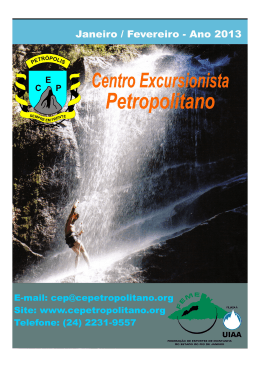 Fo to : V ito rio Cu n h a - Centro Excursionista Petropolitano