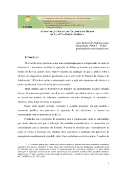 1 Paulo Roberto de Andrade Castro Doutorando (PPGSA – UFRJ