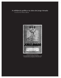 A militância política na obra de Jorge Amado
