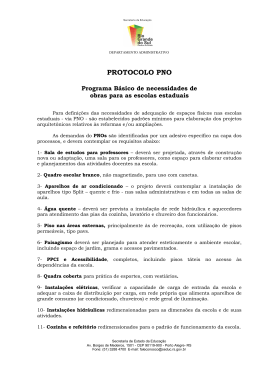 Protocolo PNO - Secretaria de Educação do Estado do Rio Grande