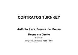 APRESENTAÇÃO ABCE - CONTRATOS TURNKEY