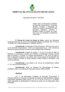 Leia - Controladoria Geral do Estado de Goiás