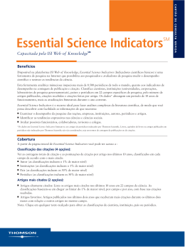 Essential Science Indicators