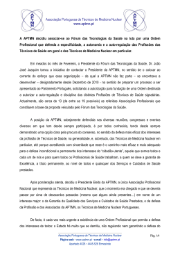 Associação Portuguesa de Técnicos de Medicina Nuclear www