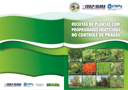 Receita de Plantas com propriedades inseticidas