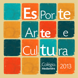 arte e cultura - Colégio Medianeira