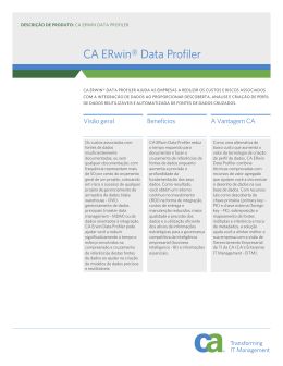CA ERwin® Data Profiler