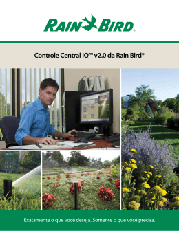 Controle Central IQ™ v2.0 da Rain Bird®