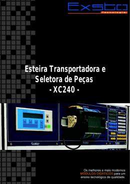 Esteira Transportadora e Seletora de Peças - XC240 -