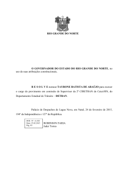 Edição 25.02.2015 - Governo do Estado do Rio Grande do Norte