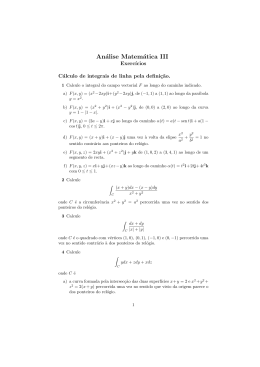 Análise Matemática III