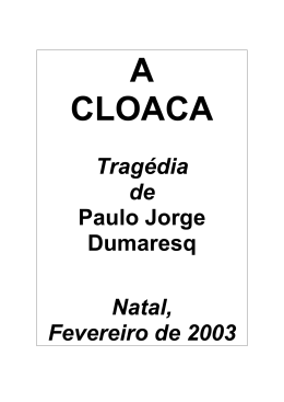 Tragédia de Paulo Jorge Dumaresq Natal