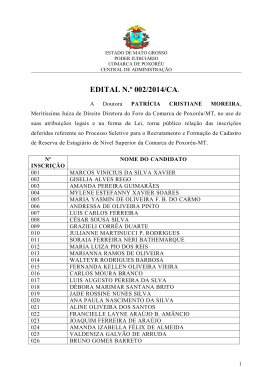 edital n.º 002/2014/ca. - Tribunal de Justiça do Estado de Mato Grosso