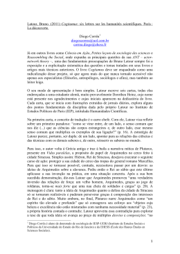 six lettres sur les humanités scientifiques (Paris: La - Sociofilo