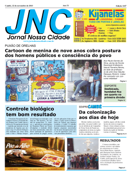 resultados - Jornal Nossa Cidade